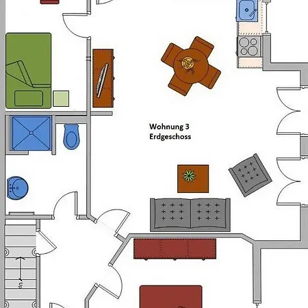 Appartement Muschelhaus 3